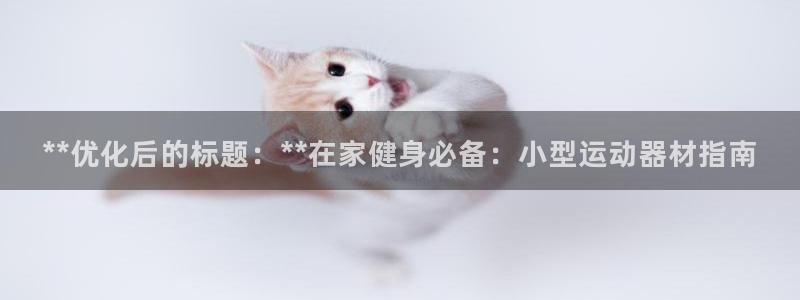 意昂3集团E.ON：**优化后的标题：**在家健身必