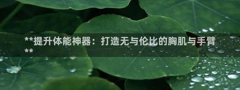 意昂体育3招商电话号码：**提升体能神器：打造无与伦