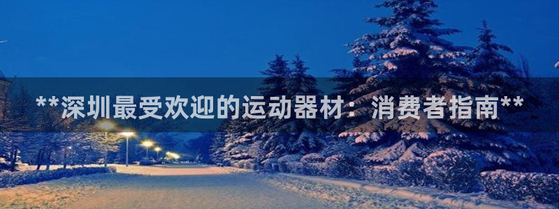 德国意昂3集团：**深圳最受欢迎的运动器材：消费者指
