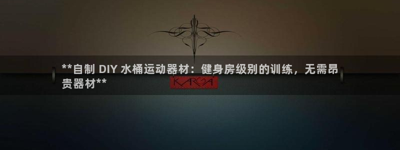 意昂体育3官方客服电话：**自制 DIY 水桶运动器