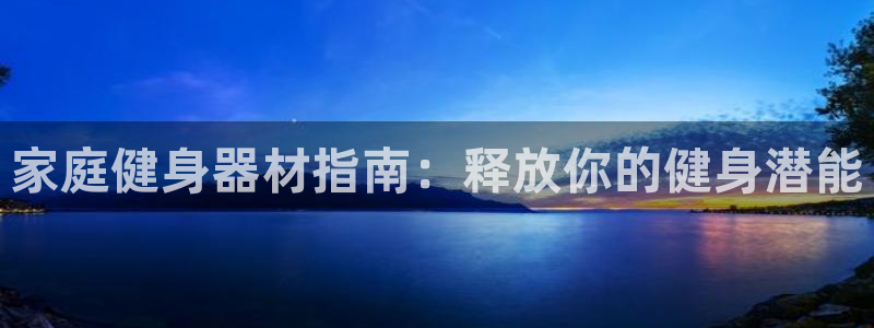 意昂体育3是干嘛的公司：家庭健身器材指南：释放你的健