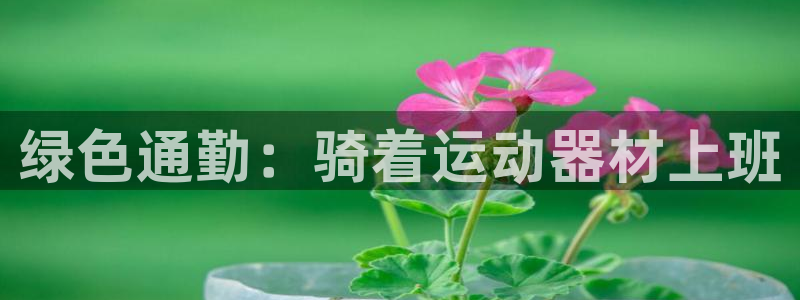 意昂体育3平台是正规平台吗安全吗：绿色通勤：骑着运动