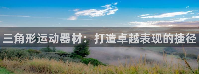 意昂3娱乐40996：三角形运动器材：打造卓越表现的