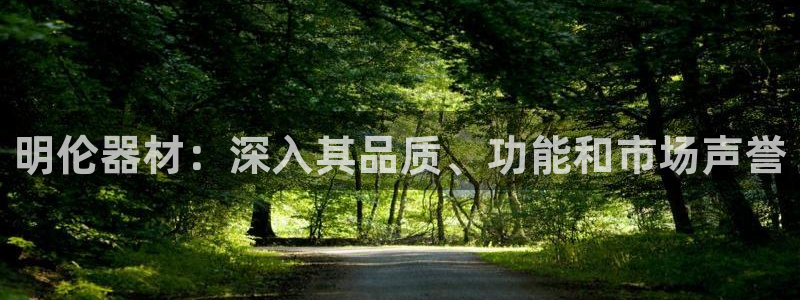 意昂体育3是干嘛的公司：明伦器材：深入其品质、功能和市场声誉