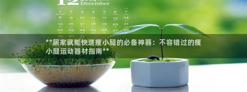 意昂3集团简介：**居家就能快速瘦小腿的必备神器：不