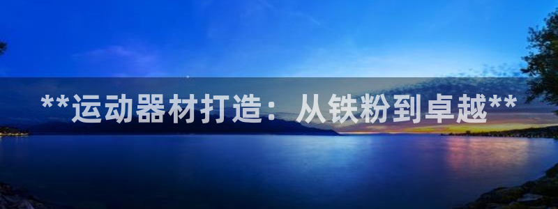 意昂3娱乐：**运动器材打造：从铁粉到卓越**
