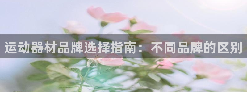 意昂体育3注册：运动器材品牌选择指南：不同品牌的区别