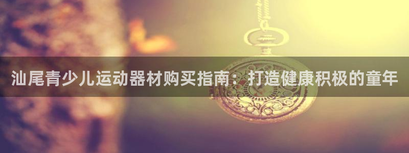意昂体育3招商电话是多少啊：汕尾青少儿运动器材购买指