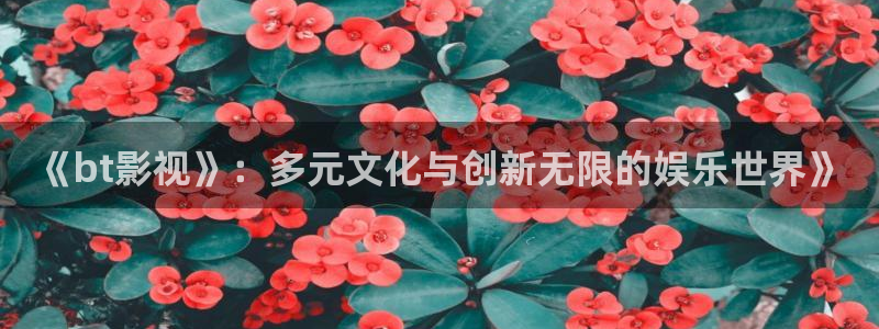 不卡高清日本青青视频：《bt影视》：多元文化与创新无限的娱乐世界》